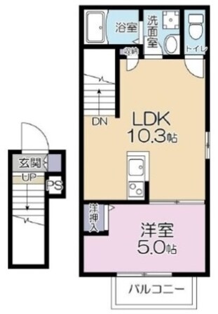 ルシェルブルーの物件間取画像